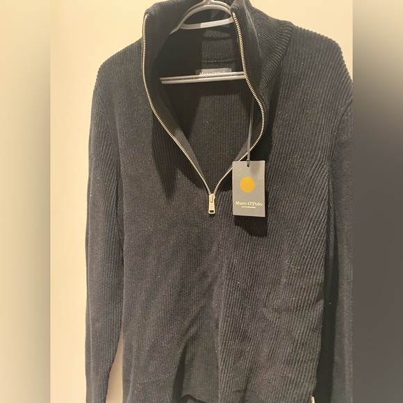 ⭐️Marc O’Polo Zipped Cotton Crewneck Sweater⭐️ - Picture 7 of 8